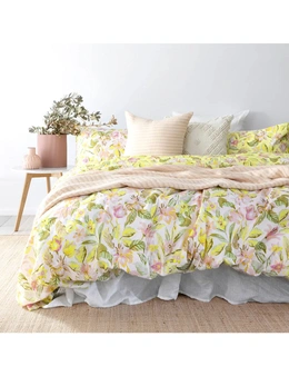 Bambury Phoebe Queen Size Bed Quilt Cover Floral Sheet w/ 2x Pillowcases Set