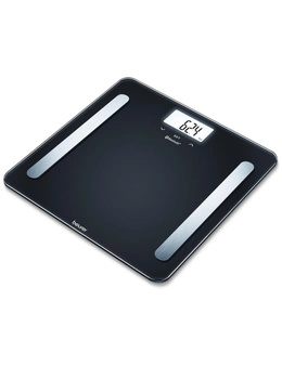 Beurer 180kg Diagnostic Bluetooth Bathroom Scale Body Weight/Fat/BMI/Muscle BLK