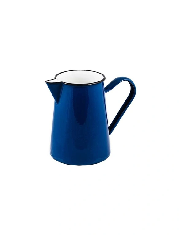Urban Style Enamelware 1.5L Jug Pitcher Water/Juice Drink Container Premium Blue, hi-res image number null