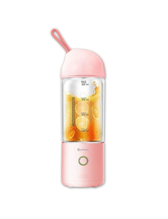 Sansai Portable Blender - Pink, hi-res image number null