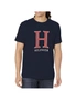 Tommy Hilfiger Men's Size L Sleep/Loungewear Pyjama Cotton Graphic/T-Shirt Navy, hi-res