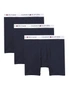 3PK Tommy Hilfiger Men's XL Size Cotton Classic Boxer Briefs Underwear Navy Blue, hi-res