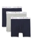 3PK Tommy Hilfiger Men's L Size Cotton Classic Trunk Underwear Multi Navy/Grey, hi-res