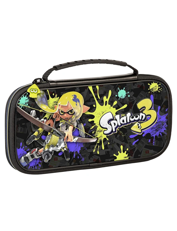 Nintendo 26cm Game Traveler Splatoon 3 Deluxe Case Carry Storage For Switch, hi-res image number null