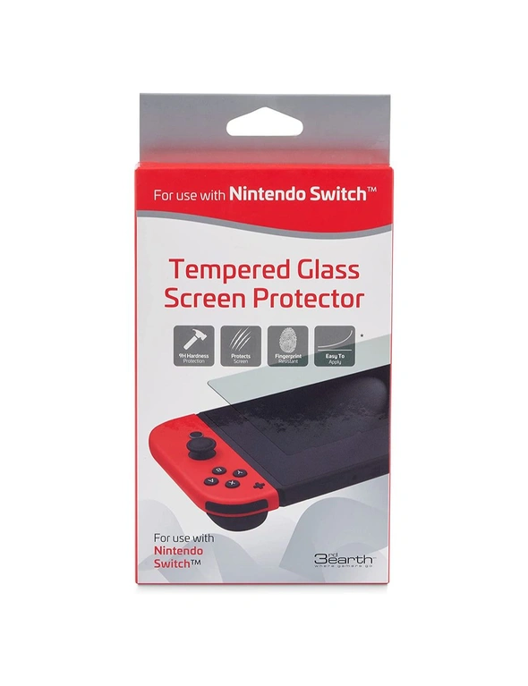 3rd Earth Premium Tempered Glass Screen Protector Guard For Nintendo Switch CLR, hi-res image number null