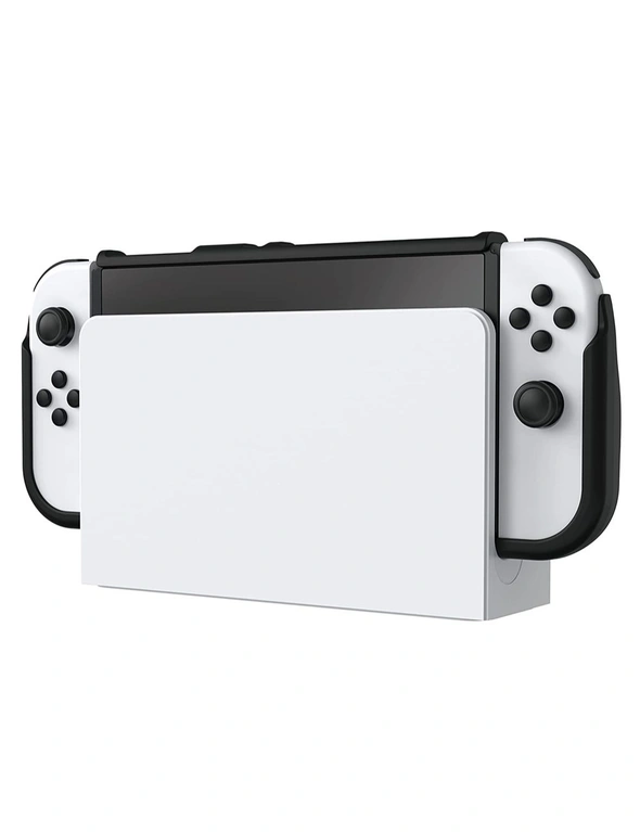 3rd Earth Hard TPU Protection Case Cover For Nintendo Switch OLED Console Black, hi-res image number null