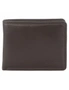 Milleni Mens Leather Tri-Fold Wallet Brown, hi-res