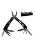 Wildtrak 25in1 Aluminium Multi-Tool Pliers Wire Cutter/Knife/Bottle Opener Black, hi-res