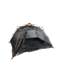 Wildtrak Easy Up 3-Person Mozzie 220cm Dome Camping Tent Outdoor Shelter Black