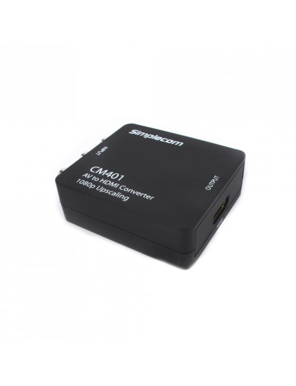 Simplecom CM401 Composite AV CVBS 3RCA Female to HDMI Male Video Converter 1080P, hi-res image number null