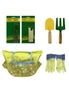 5pc Kids Gardening Tool Kit w/ Shovel/Plant Labels/Gloves/Bag/Fork/Widger/Dibber, hi-res