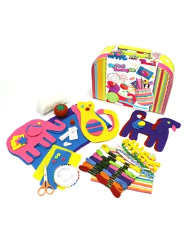 Kaper Kidz My First Sewing Kit DIY Kids/Children Craft Felt/Scissors/Thread Set