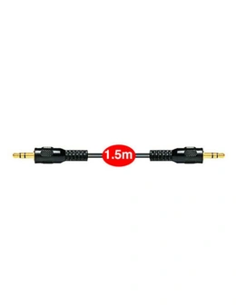Aux Gold Plated Cable 3.5Mm Male To Male 1.5m