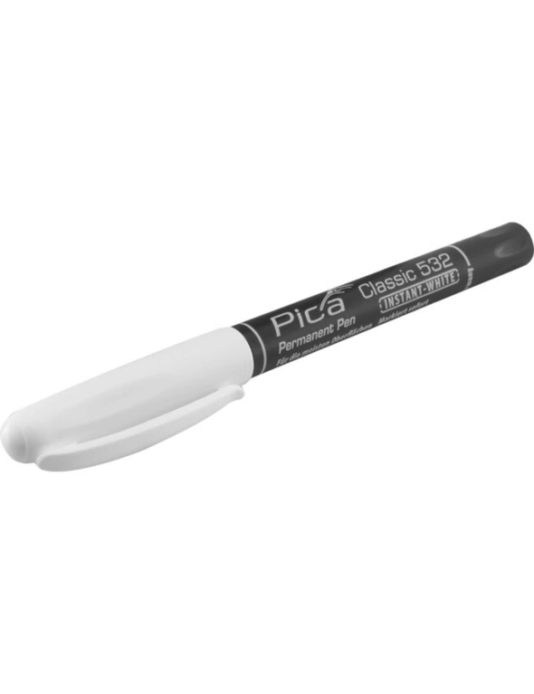 Pica Dry 1-2Mm Instant White Permanent Marker, hi-res image number null