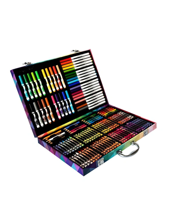 140pc Crayola Inspiration Art Portable Case Set w/ Pencils/Markers For Kids 5+, hi-res image number null