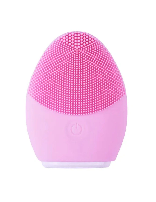 Clevinger Silicone Facial Cleanser/Cleansing Washing/Deep Cleaning Brush Pink, hi-res image number null