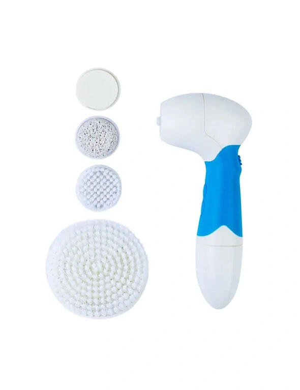 Clevinger Ultimate Spin Exfoliating Facial Cleaning Brush w/Interchangeable Head, hi-res image number null