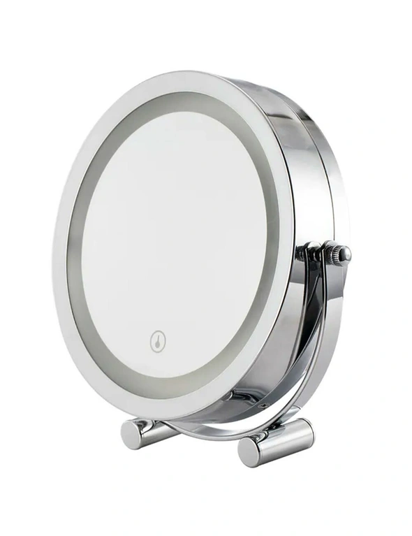 Clevinger 20cm San Marino LED Illuminated Cosmetic Makeup Mirror Magnifying SLV, hi-res image number null
