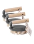 3x Clevinger Eco Cleaning 10cm Bamboo Bathroom Washing Hand Scrubbing Tile Brush, hi-res