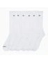 6PK Calvin Klein Men's One Size Basic Sport Athletic Crew Socks White, hi-res