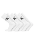 6PK Calvin Klein Men's One Size 1/2 Terry Cushion Crew Socks White Assorted, hi-res