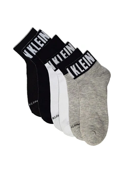 6PK Calvin Klein Women's One Size Quarter Lightweight Ankle Socks Assorted