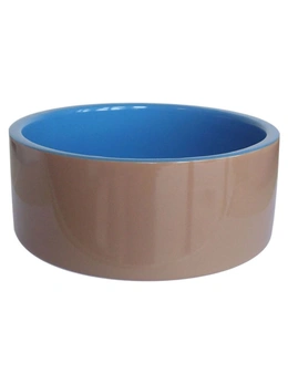 17cm Deluxe Ceramic Pet Bowl Blue