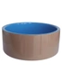 17cm Deluxe Ceramic Pet Bowl Blue, hi-res