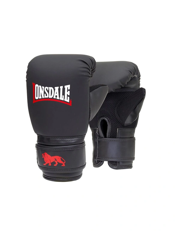 Lonsdale Boxing Punch Training/Sparring Bag Gloves Pair Large/Extra Large Black, hi-res image number null