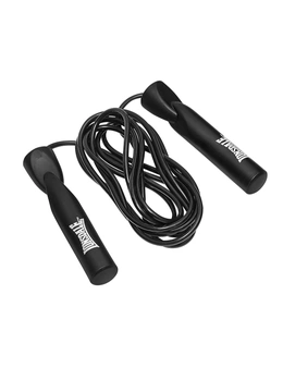 Lonsdale 2.75m PVC Skipping Jump Rope Cardio Exercise Gym/Fitness Training Black