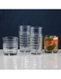 6pc Ecology Jasper 320ml Hi Ball Glass Drink Tumblers Cocktail Glasses Clear, hi-res