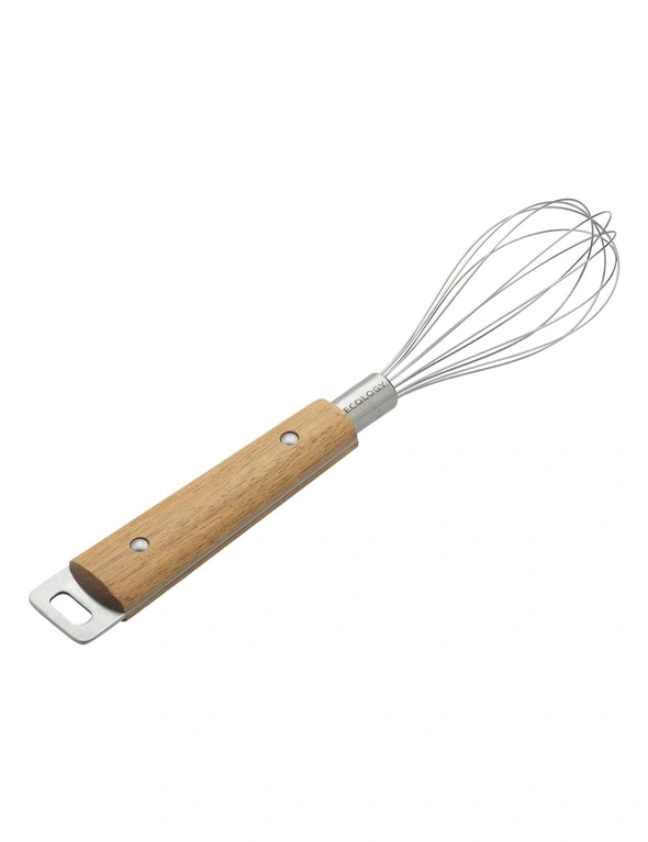 Ecology Provisions Egg Whisk Acacia/Stainless Steel Hand Beater/Mixer Natural, hi-res image number null