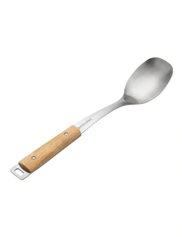 Ecology Provisions Serving Spoon Acacia/Stainless Steel Cooking Utensil Natural