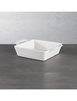 Ecology Signature 30cm Porcelain Square Baker Dish Oven Bakeware Tray White