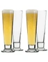 4pc Ecology Classic 420ml Clear Beer Glass Pilsner Glasses Glassware Barware Set, hi-res