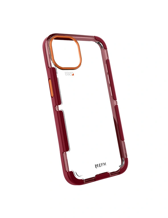 EFM Cayman Case Armour w/ D3O 5G Signal Plus For iPhone 13 Pro Max (6.7") - Red Velvet, hi-res image number null