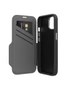EFM Monaco Leather Wallet Case Armour w/ D3O 5G Signal Plus For iPhone 13 (6.1") - Black/Space Grey, hi-res