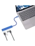 Bonelk Long-Life USB-C to 4-Port USB 3.0 Slim Hub Port 5Gbps For Laptop/PC Blue, hi-res