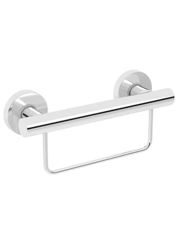 Evekare Bathroom Wall Mobility Towel Rail Bar Rack/Holder 300mm Stainless Steel