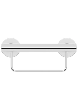Evekare Bathroom Wall Mobility Towel Rail Bar Rack/Holder 300mm Stainless Steel