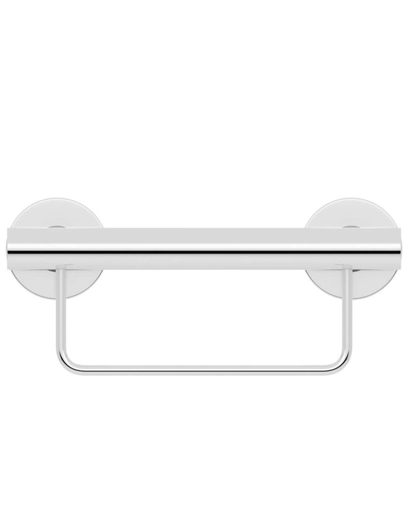 Evekare Bathroom Wall Mobility Towel Rail Bar Rack/Holder 300mm Stainless Steel, hi-res image number null