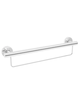 Evekare Bathroom Wall Mobility Towel Rail Bar Rack/Holder 600mm Stainless Steel