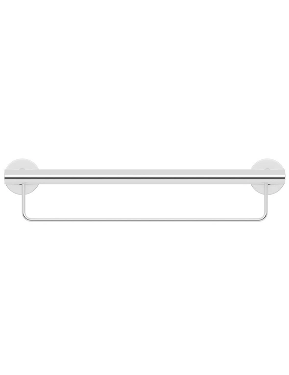 Evekare Bathroom Wall Mobility Towel Rail Bar Rack/Holder 600mm Stainless Steel, hi-res image number null