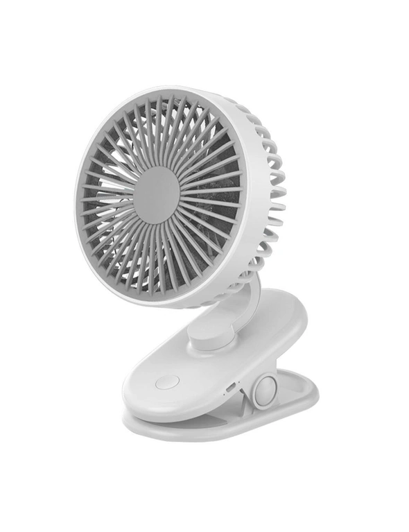 Sansai Rechargeable Clip Desktop Fan, hi-res image number null