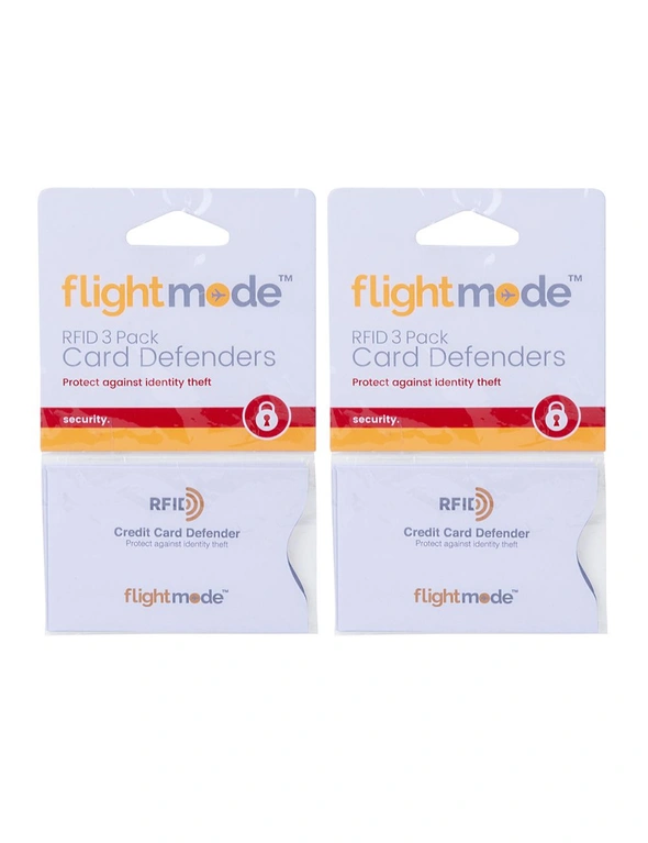 6x Flightmode Aluminium Tear Resistant RFID Blocking/Defender Card Sleeve, hi-res image number null