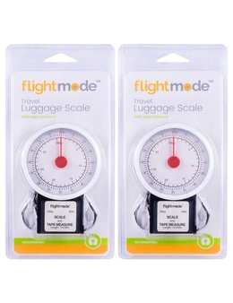 Compact Portable Luggage Scale Tape Measure 80LB Hanging Travel