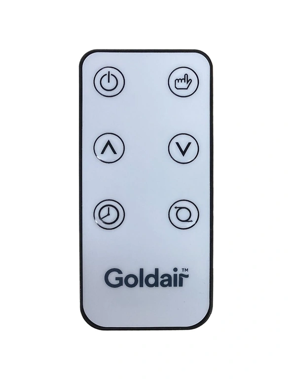 Goldair 44cm 2000W Digital Ceramic Tower Heater w/ Remote Home Heating White, hi-res image number null