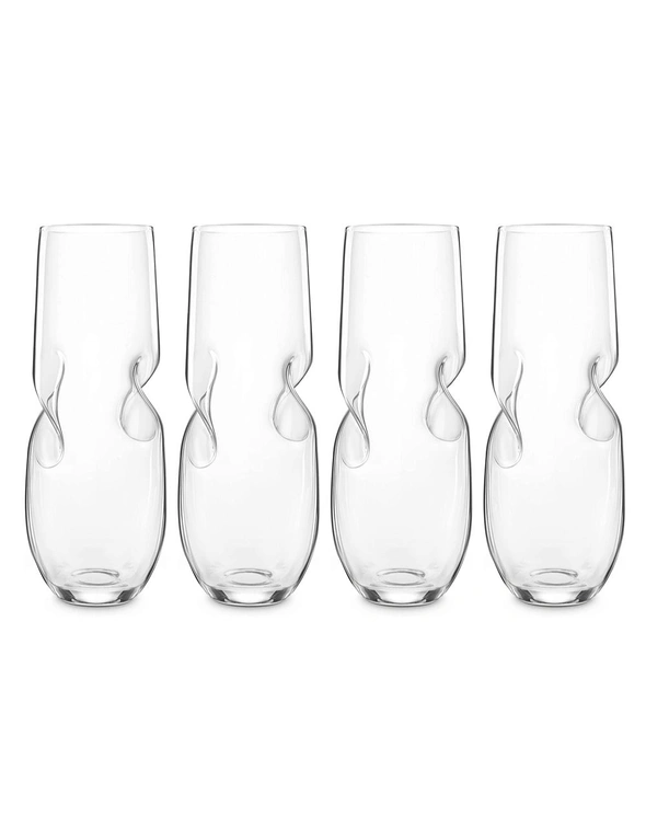 Final Touch Conundrum White Wine Glasses (Set of 4)
