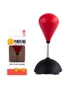 Teeny Tiny Table 13cm Punch Bag Desk Punching Ball Stress/Pressure Relief Red, hi-res