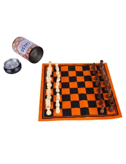 Chess 20cm Travel Board Game In a Can 5y+ Kids/Children Family Activity Play